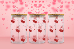 valentine themed Libbey glass can wrap design featuring loving style artwork available as digital files ready to download for crafting and decor projects