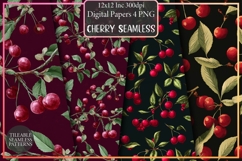 Cherry Seamless Pattern Product Image 1