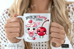 Cherry To My Sundae Funny Valentine Png Product Image 2