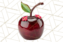 Cherry Clipart PNG, Printable Desserts &amp; Drinks Product Image 2