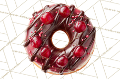 Cherry Clipart PNG, Printable Desserts &amp; Drinks Product Image 3