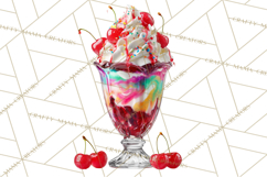Cherry Clipart PNG, Printable Desserts &amp; Drinks Product Image 5
