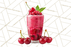 Cherry Clipart PNG, Printable Desserts &amp; Drinks Product Image 2