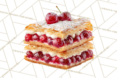 Cherry Clipart PNG, Printable Desserts &amp; Drinks Product Image 2