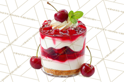 Cherry Clipart PNG, Printable Desserts &amp; Drinks Product Image 5