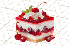 Cherry Clipart PNG, Printable Desserts &amp; Drinks Product Image 2