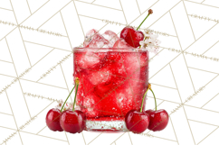 Cherry Clipart PNG, Printable Desserts &amp; Drinks Product Image 3