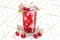 Cherry Clipart PNG, Printable Desserts &amp; Drinks Product Image 4