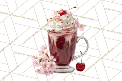 Cherry Clipart PNG, Printable Desserts &amp; Drinks Product Image 3
