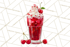 Cherry Clipart PNG, Printable Desserts &amp; Drinks Product Image 5