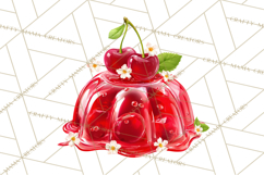 Cherry Clipart PNG, Printable Desserts &amp; Drinks Product Image 2