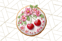Cherry Clipart PNG, Printable Desserts &amp; Drinks Product Image 4