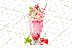 Cherry Clipart PNG, Printable Desserts &amp; Drinks Product Image 5
