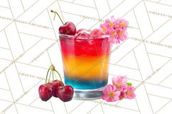 Cherry Clipart PNG, Printable Desserts &amp; Drinks Product Image 4