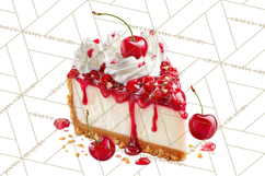 Cherry Clipart PNG, Printable Desserts &amp; Drinks Product Image 2