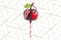 Cherry Clipart PNG, Printable Desserts &amp; Drinks Product Image 4