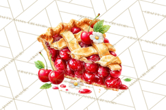 Cherry Clipart PNG, Printable Desserts &amp; Drinks Product Image 3