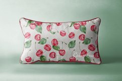 Cherry watercolor seamless patterns Product Image 3