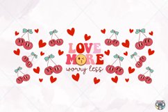 16oz Libbey Glass Can Wrap svg, Valentines Day Glass Can svg Product Image 2