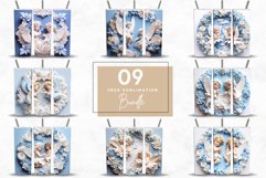 3D 20oz Cherubs Tumbler Sublimation, Cherubs Tumbler Wrap Product Image 3