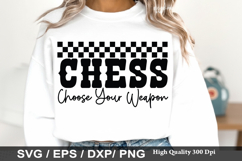 Chess Choose Your Weapon - Chess SVG Design Product Image 1