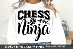 Chess SVG Design - Chess Players Always Think Two Moves Ahea Product Image 2