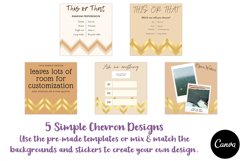 Chevron Canva Templates for Your Instagram Posts