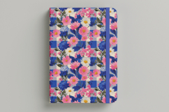 Chequered Floral Vol.1 Seamless Digital Paper, 36 PNG Product Image 8