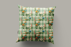 Chequered Floral Vol.1 Seamless Digital Paper, 36 PNG Product Image 9