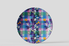 Chequered Floral Vol.1 Seamless Digital Paper, 36 PNG Product Image 10