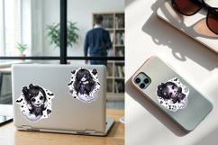 Halloween Ghosts Stickers design PNG Product Image 2