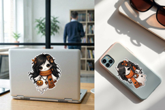 Halloween Ghosts Stickers design PNG Product Image 2