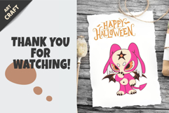 Chibi animals 10 Halloween. Tshirt, PNG. Product Image 4