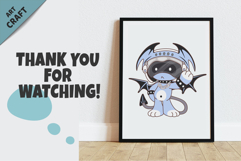 Chibi animals set 06. Tshirt, PNG. Product Image 6