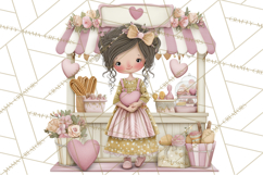 Valentine Chibi Carnival Clipart, Cute Carnival PNG Product Image 3