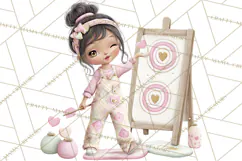Valentine Chibi Carnival Clipart, Cute Carnival PNG Product Image 5