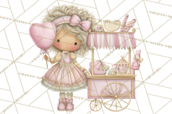 Valentine Chibi Carnival Clipart, Cute Carnival PNG Product Image 2
