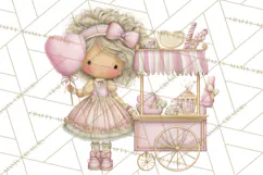 Valentine Chibi Carnival Clipart, Cute Carnival PNG Product Image 2