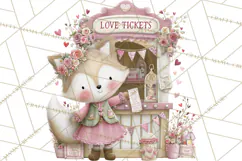 Valentine Chibi Carnival Clipart, Cute Carnival PNG Product Image 5