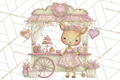 Valentine Chibi Carnival Clipart, Cute Carnival PNG Product Image 5