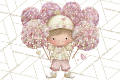 Valentine Chibi Carnival Clipart, Cute Carnival PNG Product Image 4