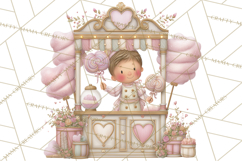 Valentine Chibi Carnival Clipart, Cute Carnival PNG Product Image 2