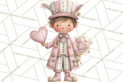 Valentine Chibi Carnival Clipart, Cute Carnival PNG Product Image 3