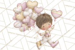 Valentine Chibi Carnival Clipart, Cute Carnival PNG Product Image 2