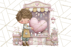 Valentine Chibi Carnival Clipart, Cute Carnival PNG Product Image 4