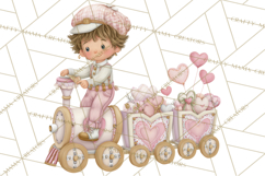 Valentine Chibi Carnival Clipart, Cute Carnival PNG Product Image 5