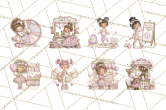 Valentine Chibi Carnival Clipart, Cute Carnival PNG Product Image 5