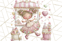 Valentine Chibi Carnival Clipart, Cute Carnival PNG Product Image 2