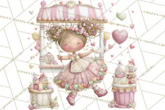 Valentine Chibi Carnival Clipart, Cute Carnival PNG Product Image 2
