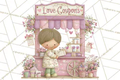 Valentine Chibi Carnival Clipart, Cute Carnival PNG Product Image 3
